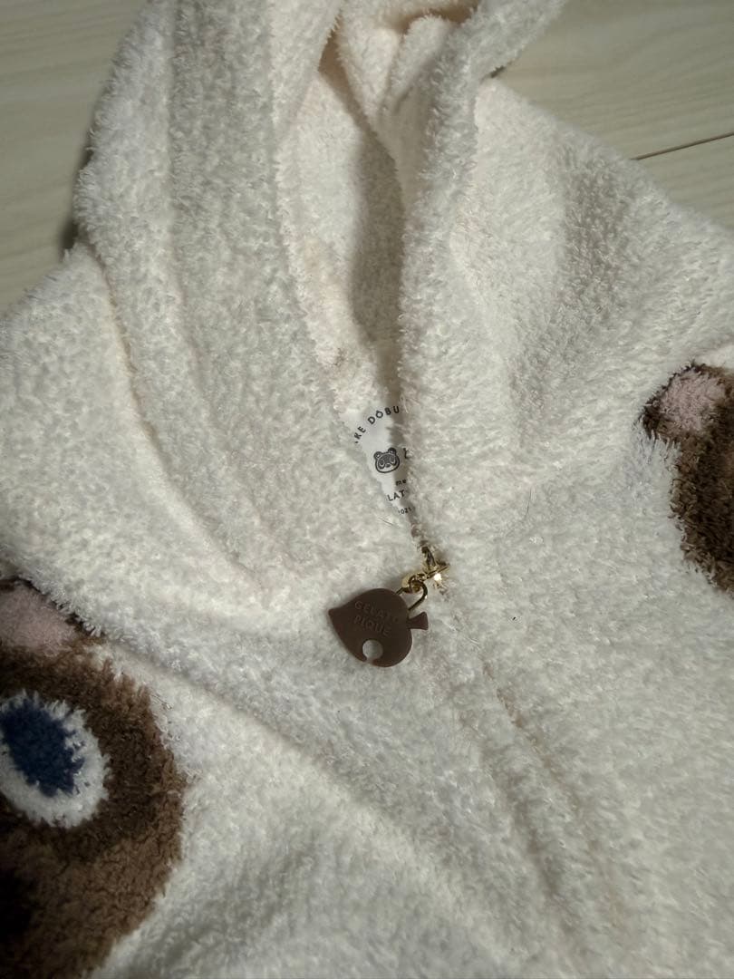 ジェラートピケ×あつ森 つぶまめジャガードパーカ&ショートパンツSET