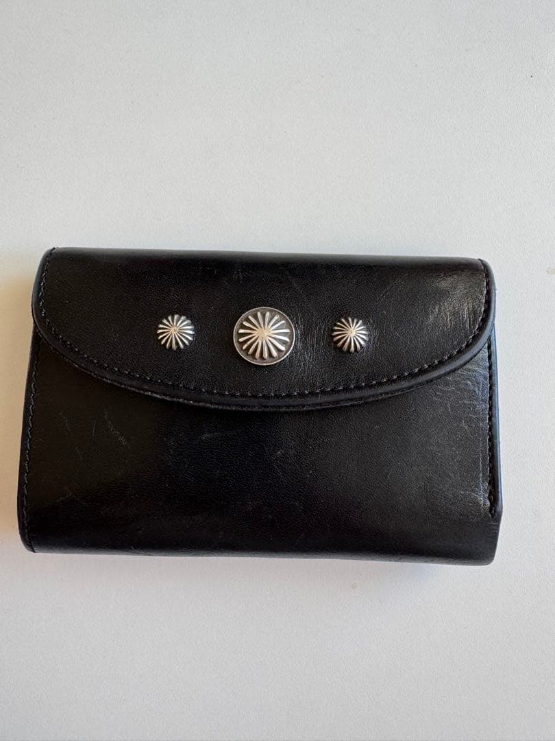 ハイエストエンド 折り財布 レザーウォレット アメカジ