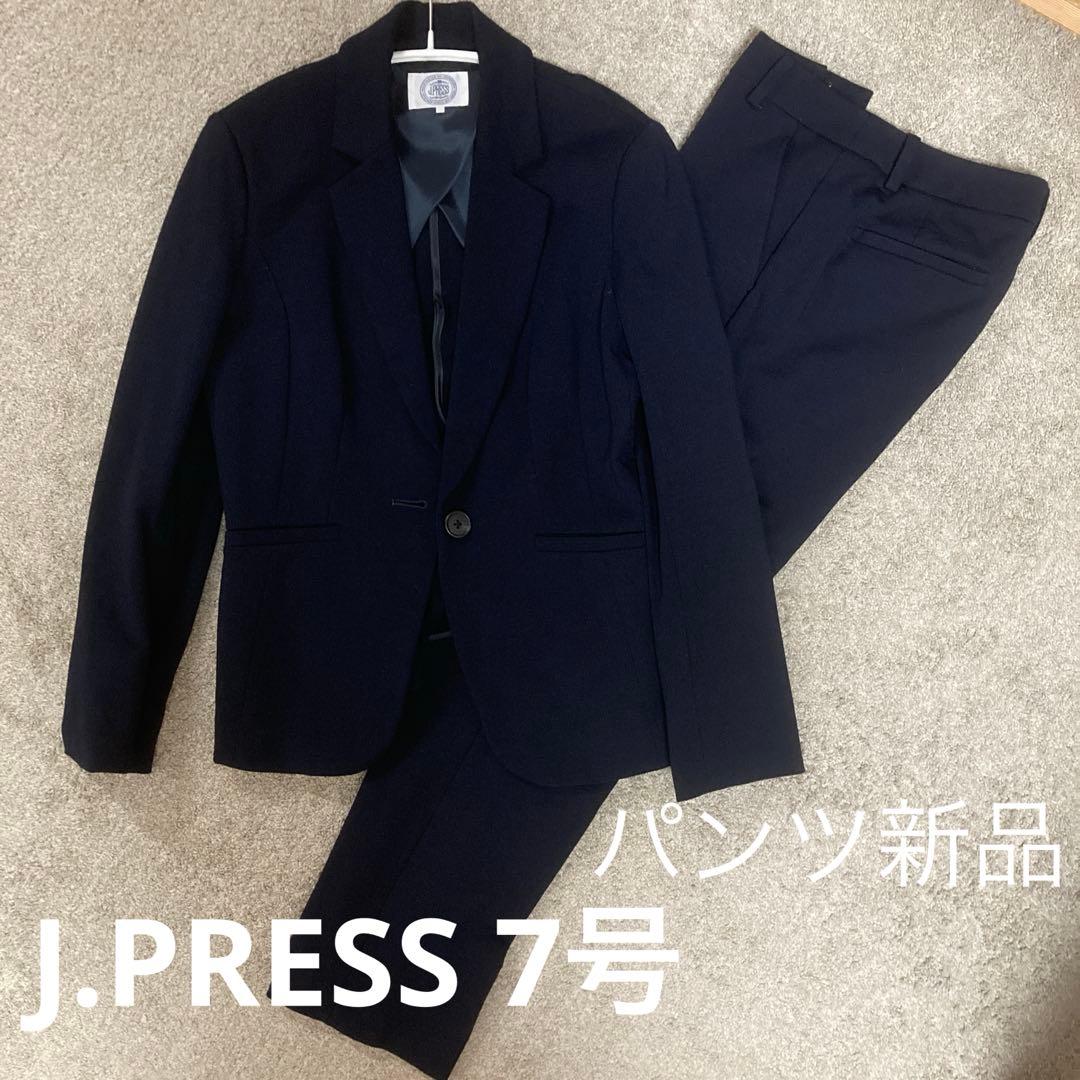 J.PRESS ネイビーパンツスーツ7号