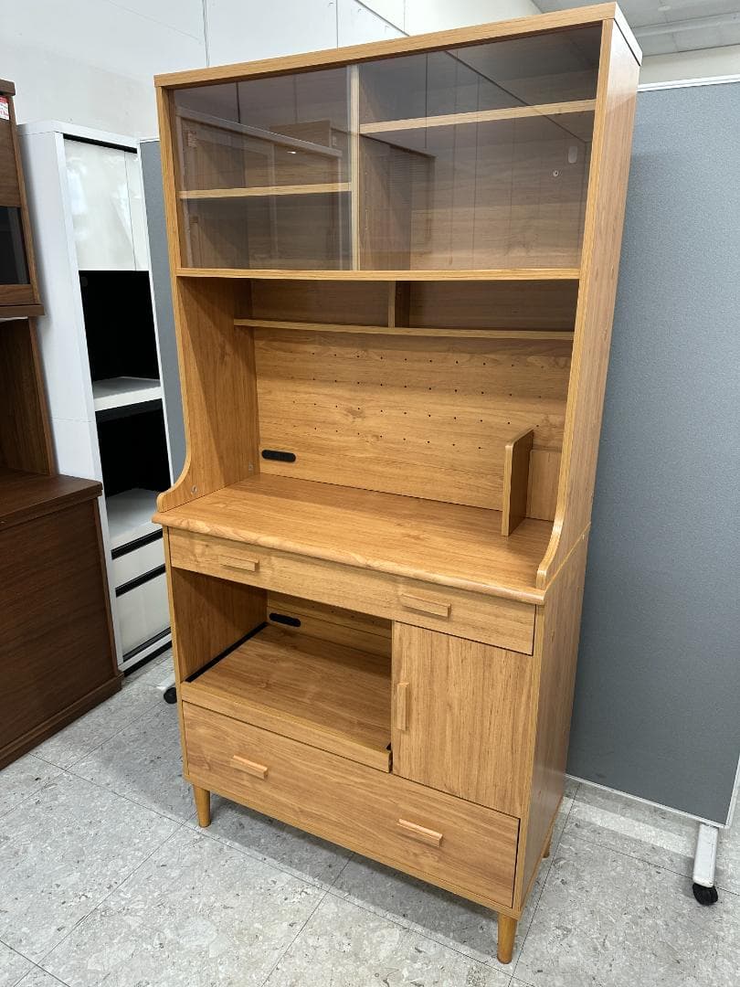 LOWYA　食器棚　チノヴィアA　ブラウン