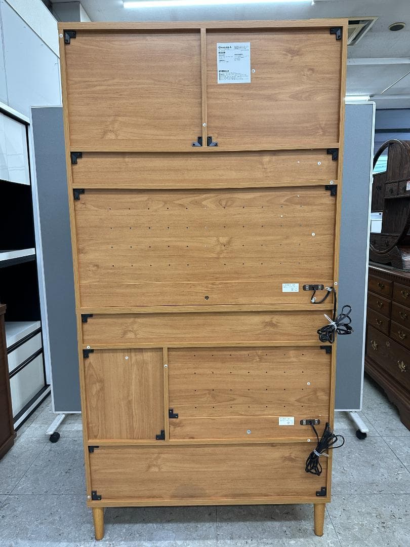 LOWYA　食器棚　チノヴィアA　ブラウン