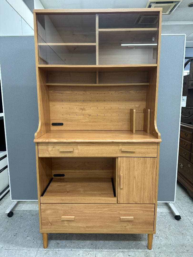 LOWYA　食器棚　チノヴィアA　ブラウン