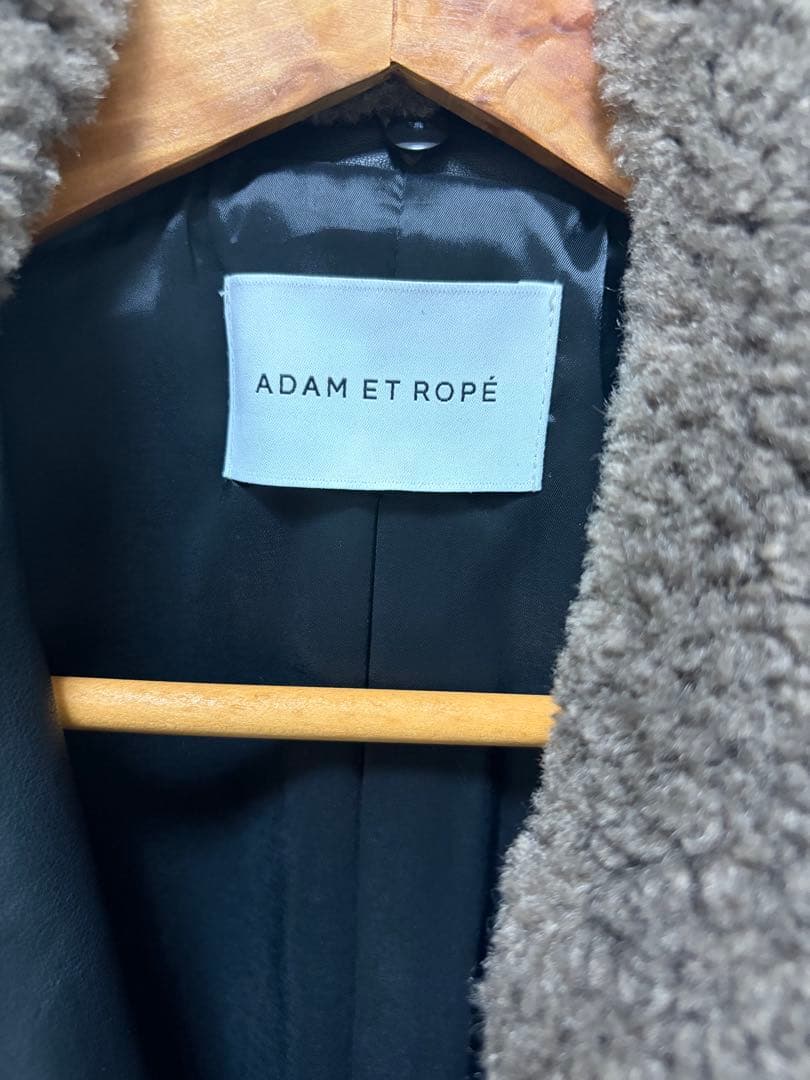 完売商品！アダムエロペ　シンセティックレザーフライトジャケット　ブラック