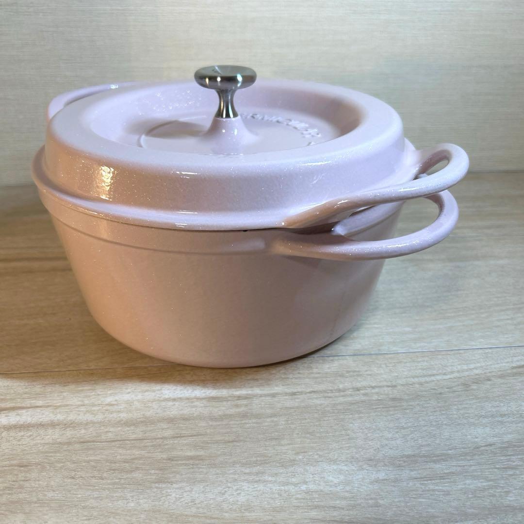 バーミキュラ オーブンポット ラウンド 22cm パールピンク 両手鍋　鍋