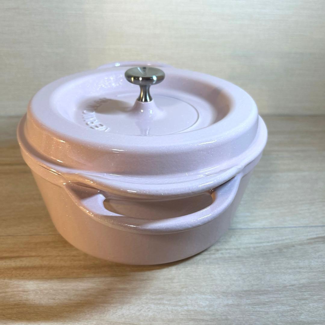 バーミキュラ オーブンポット ラウンド 22cm パールピンク 両手鍋　鍋