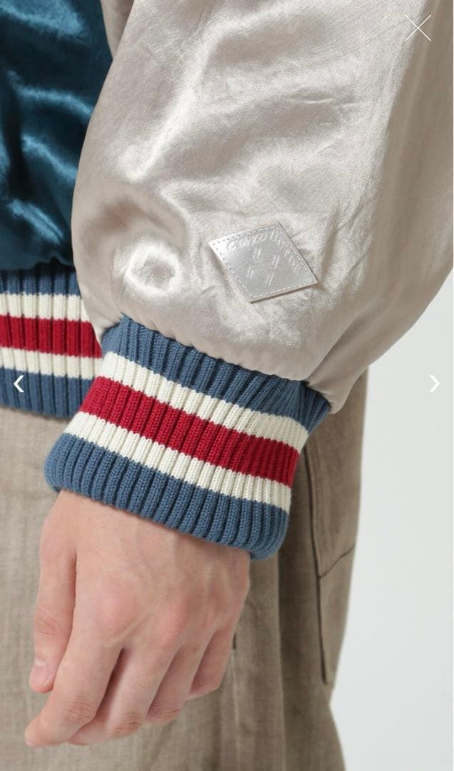 【極レア】 el conductorH コンダクター 別注九尾スカジャン ブルー