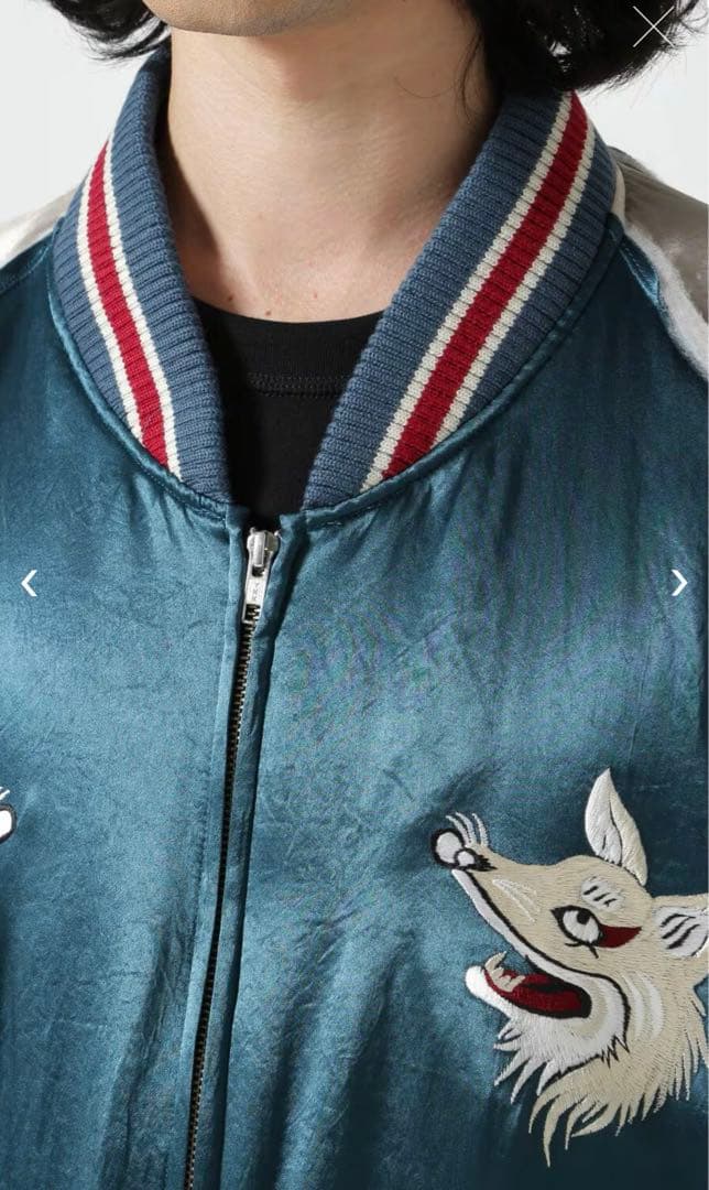 【極レア】 el conductorH コンダクター 別注九尾スカジャン ブルー