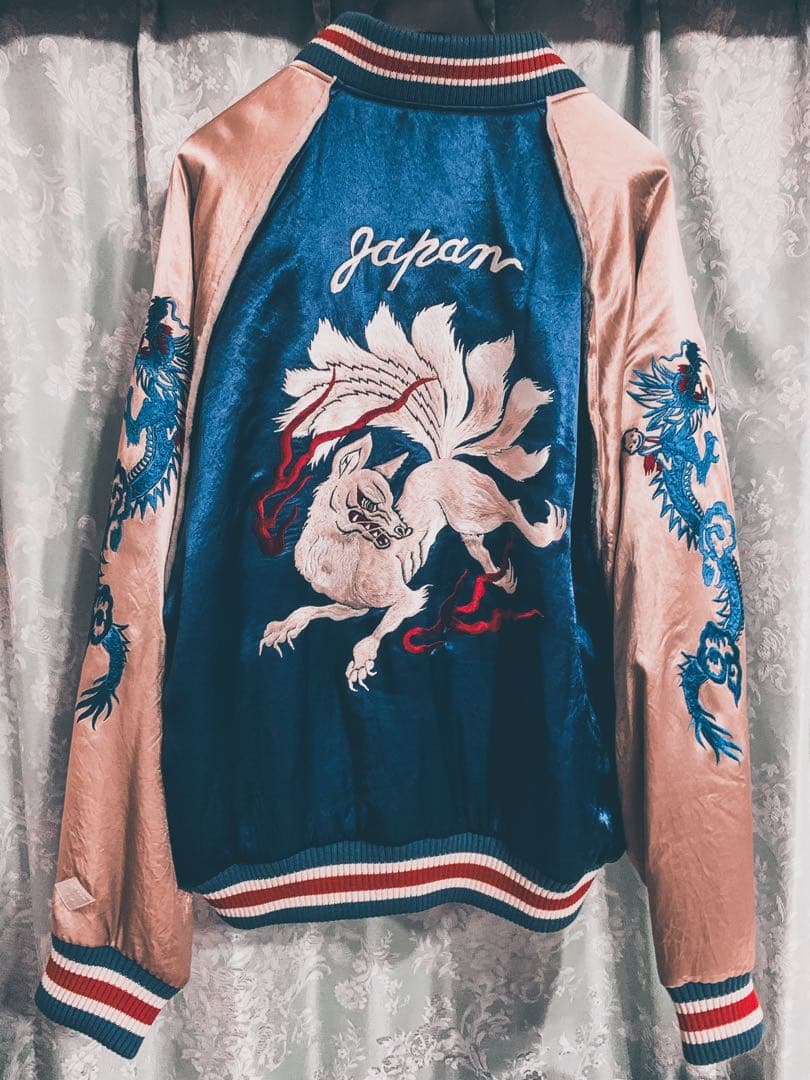 【極レア】 el conductorH コンダクター 別注九尾スカジャン ブルー