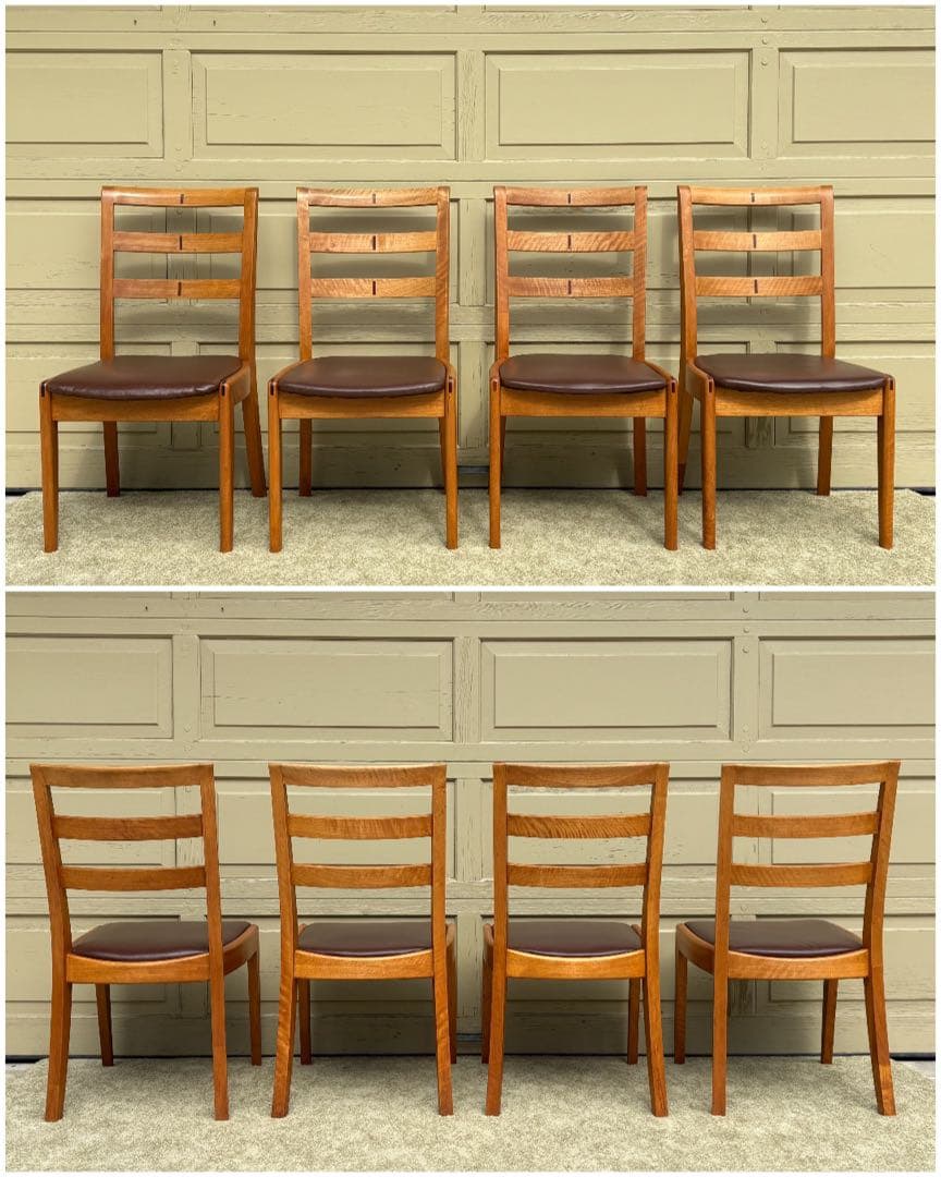 BOSCO ボスコ ダイニングチェア 4脚セット 朝日木材加工 無垢材