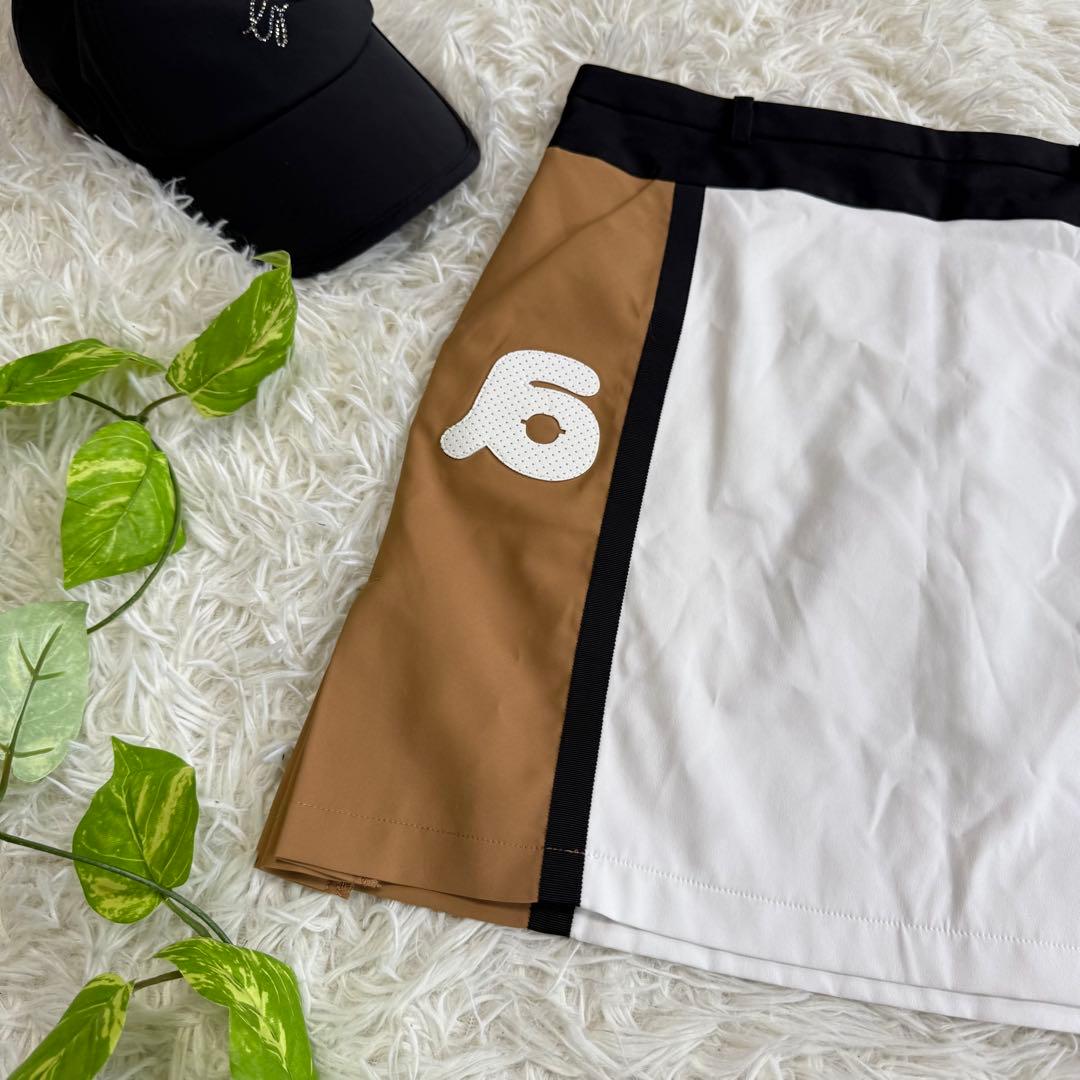 【アルチビオ】極美品 スカート 切替 ブラウン 40サイズ レディース