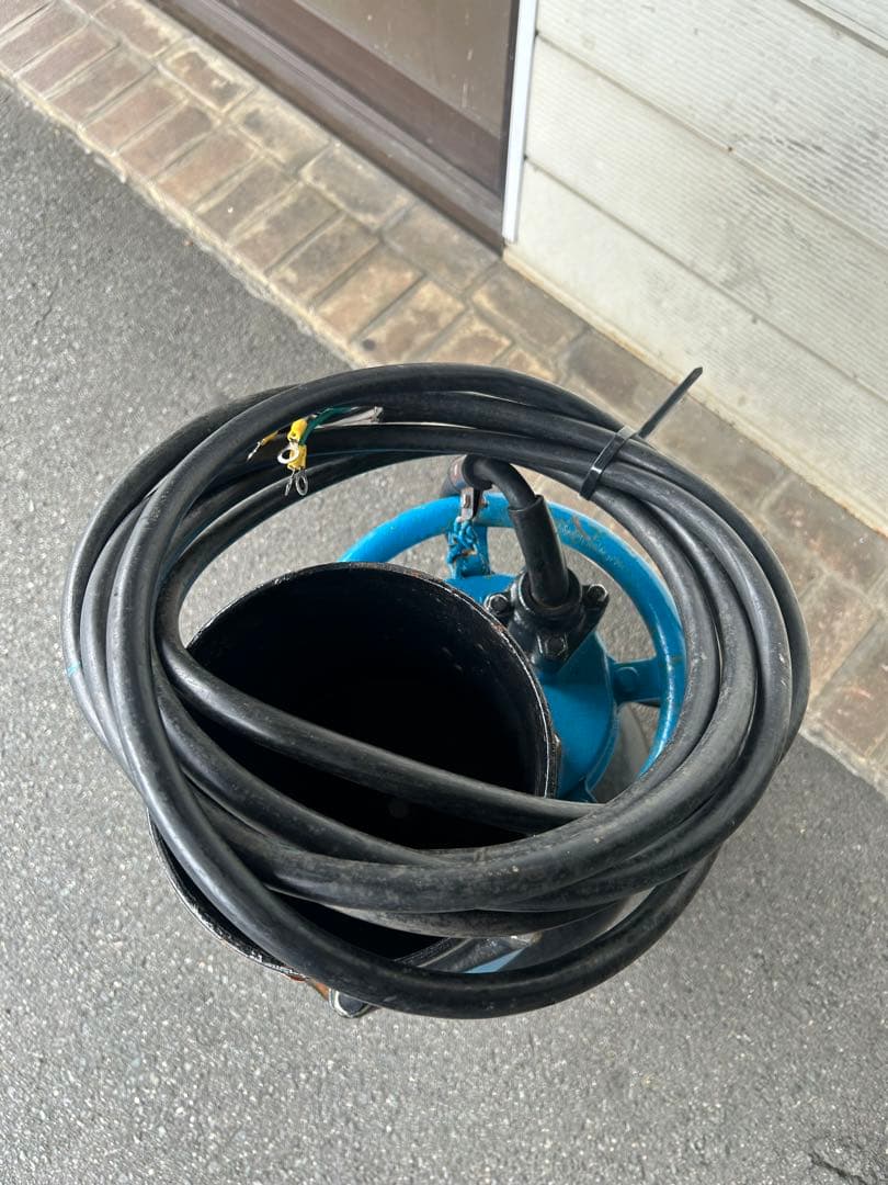 K2ツルミ一般工事排水用水中ポンプKRS-85.5 200V 50Hz 5kW5