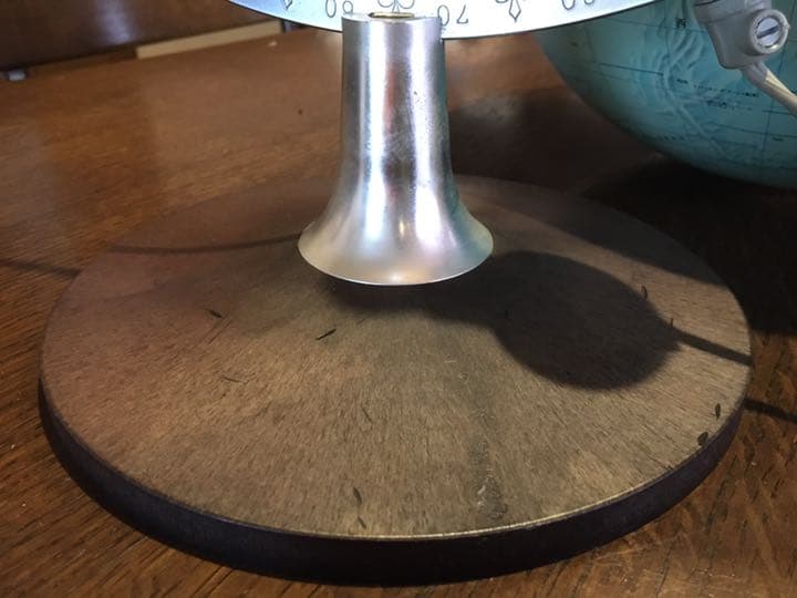 【レア】デンマーク製 ライト式地球儀 スキャングローブ 日本版