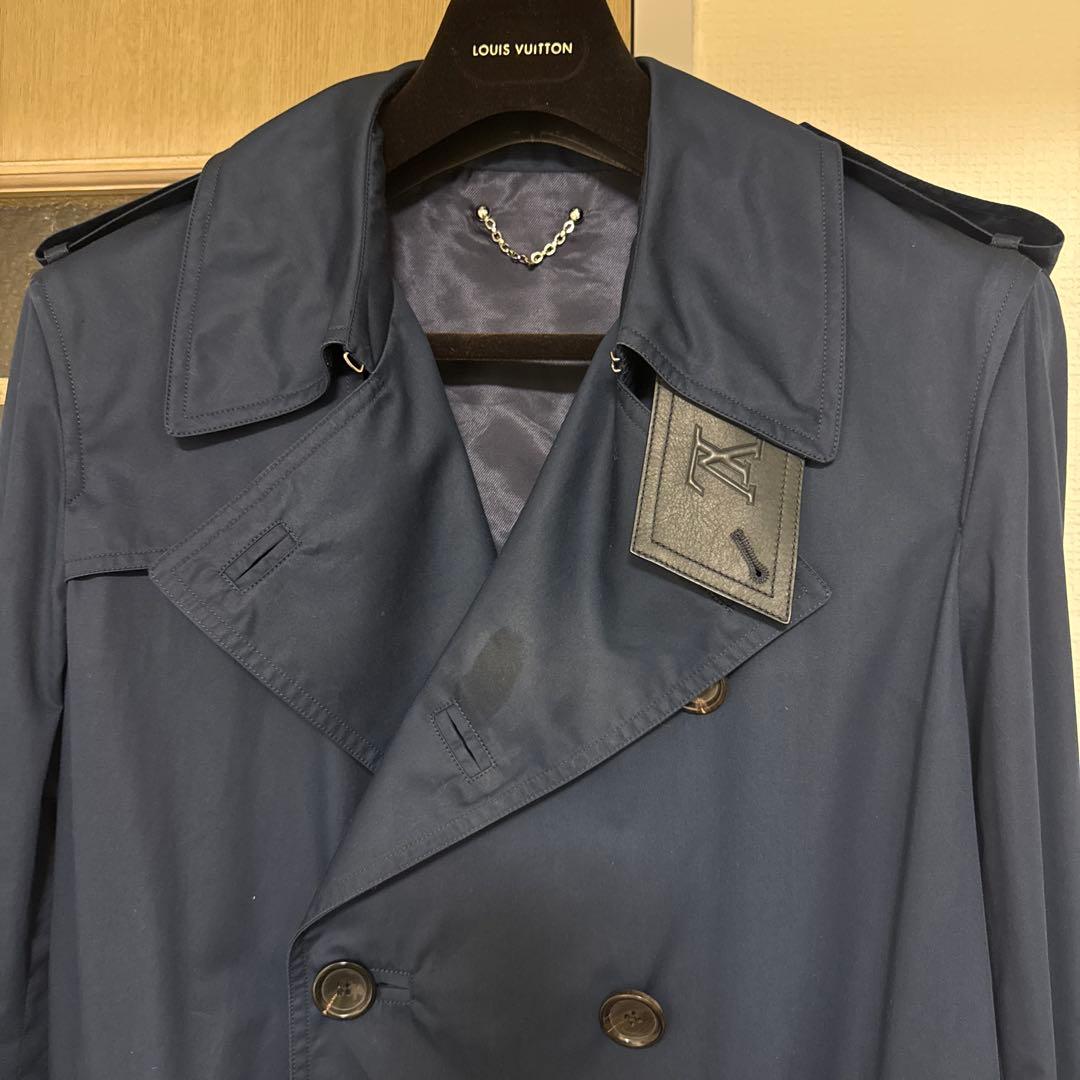 ルイ・ヴィトン ネイビー トレンチコート
