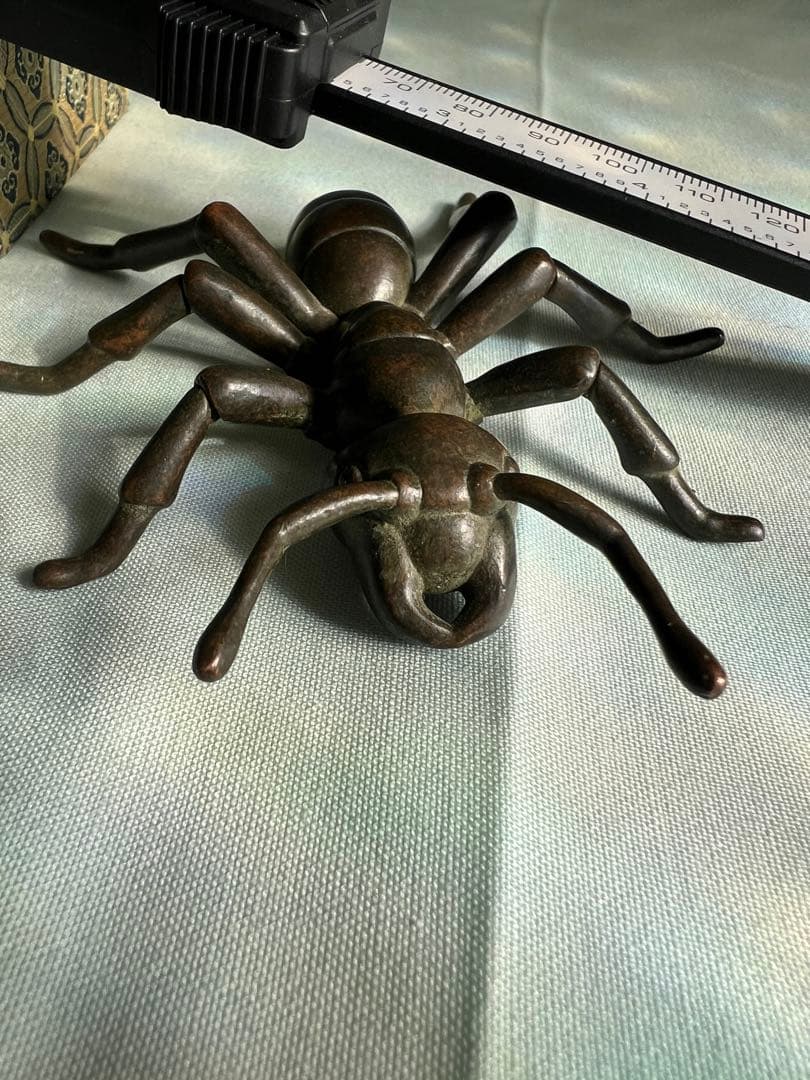 古銅自在蟻アリ置物