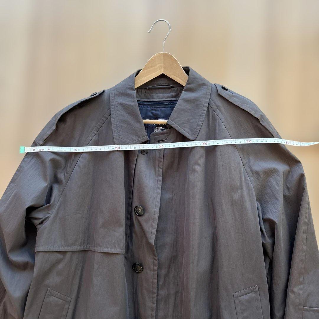 Burberrys ダークブラウン トレンチコート　タグに個人名前入り