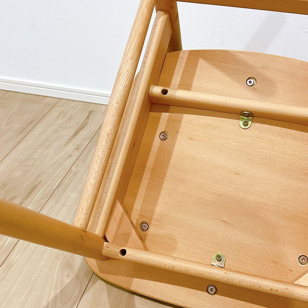 専用 【極美品】無印良品 ラウンドチェア 布座 ブナ材