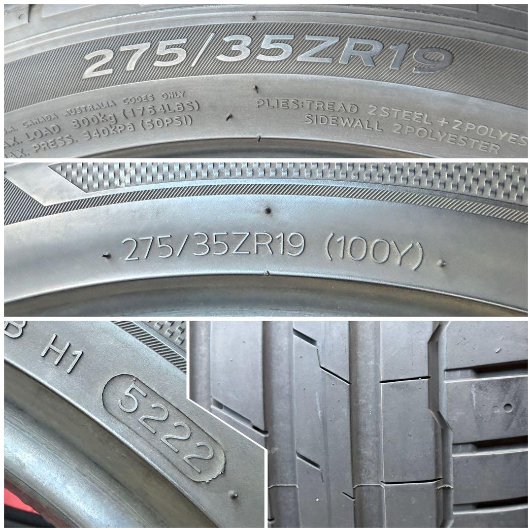 送料込275/35ZR19 100YハンコックVeNtus S1 evo3 2本