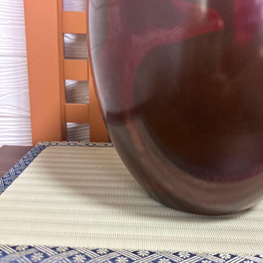 勘溪作　青銅花瓶　美品　工芸品