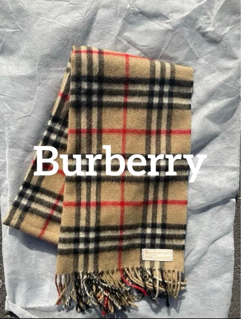 Burberrys LONDONマフラー ノバチェック カシミヤ archive