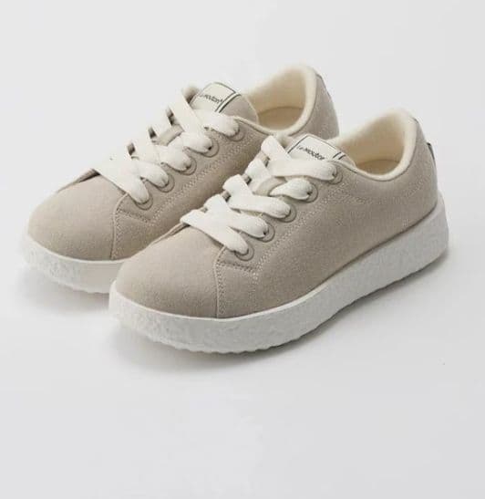 Le Mouton バディ 軽い メリノ ウール 靴 ロゴ レースアップ