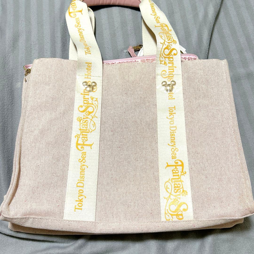 未使用　ファンタジースプリングスホテル　トートバッグ　ポーチ　ショルダーバッグ