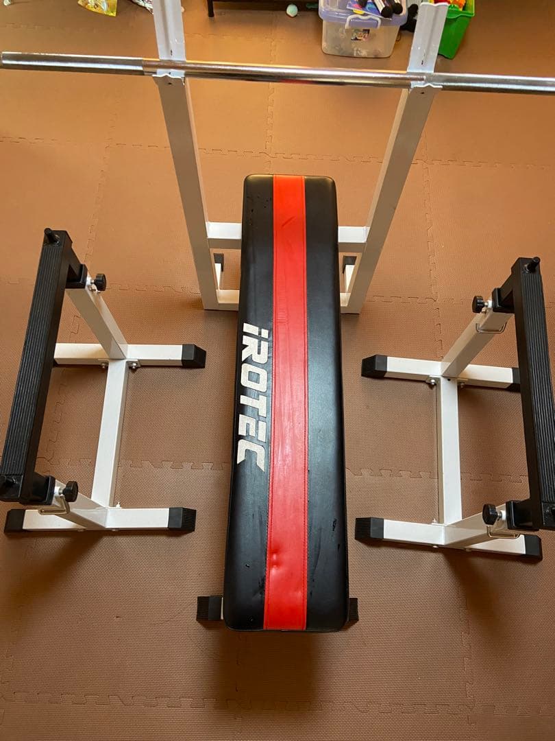 iROTEC トレーニングベンチ ベンチプレスセット　直接取引限定