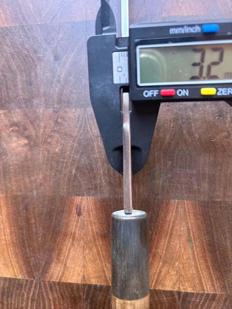 合羽橋　かまた刃研社　銀三　柳刃　240mm 包丁　和包丁　水牛朴　ステンレス