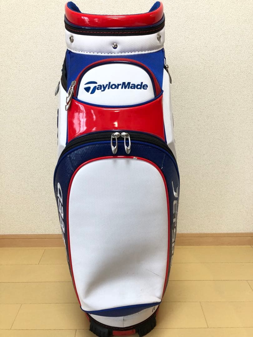 【希少品】TaylorMade　ダブルロゴ　ツアープロ　スタッフバッグ　9.0型
