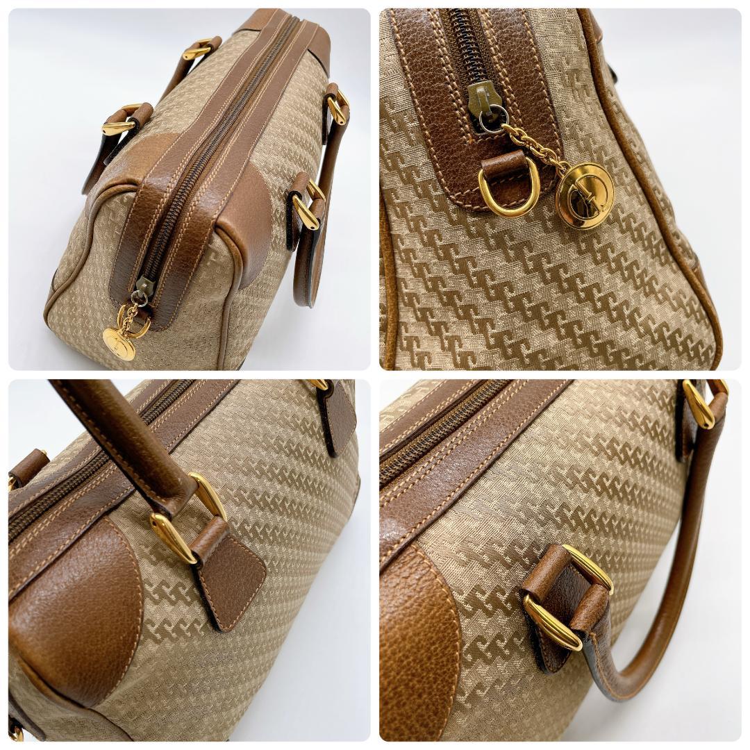 GUCCI オールド グッチ 総柄 ミニボストンバッグ e328