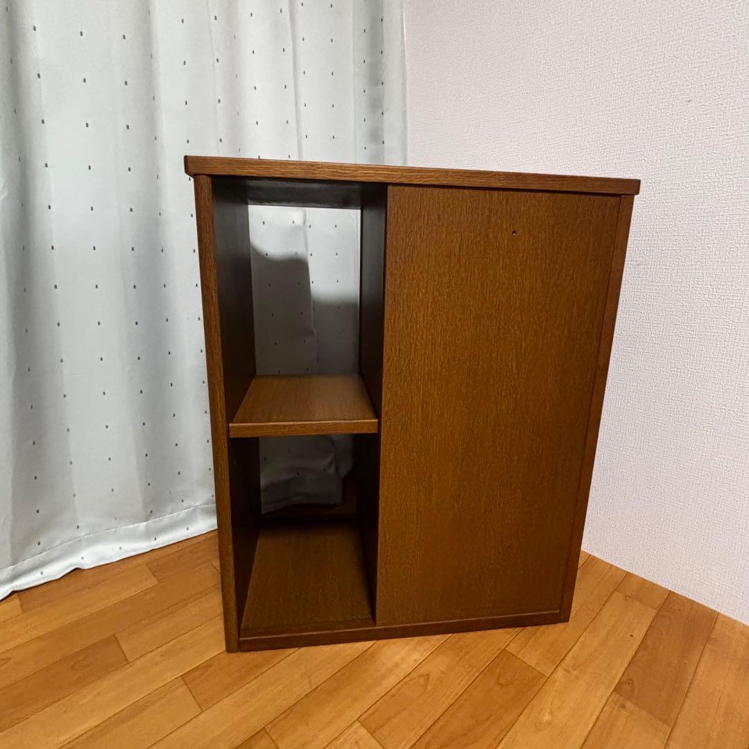 浜本工芸 電話台 木製電話台・ファックス台 引き出し付　本棚　マガジンラック