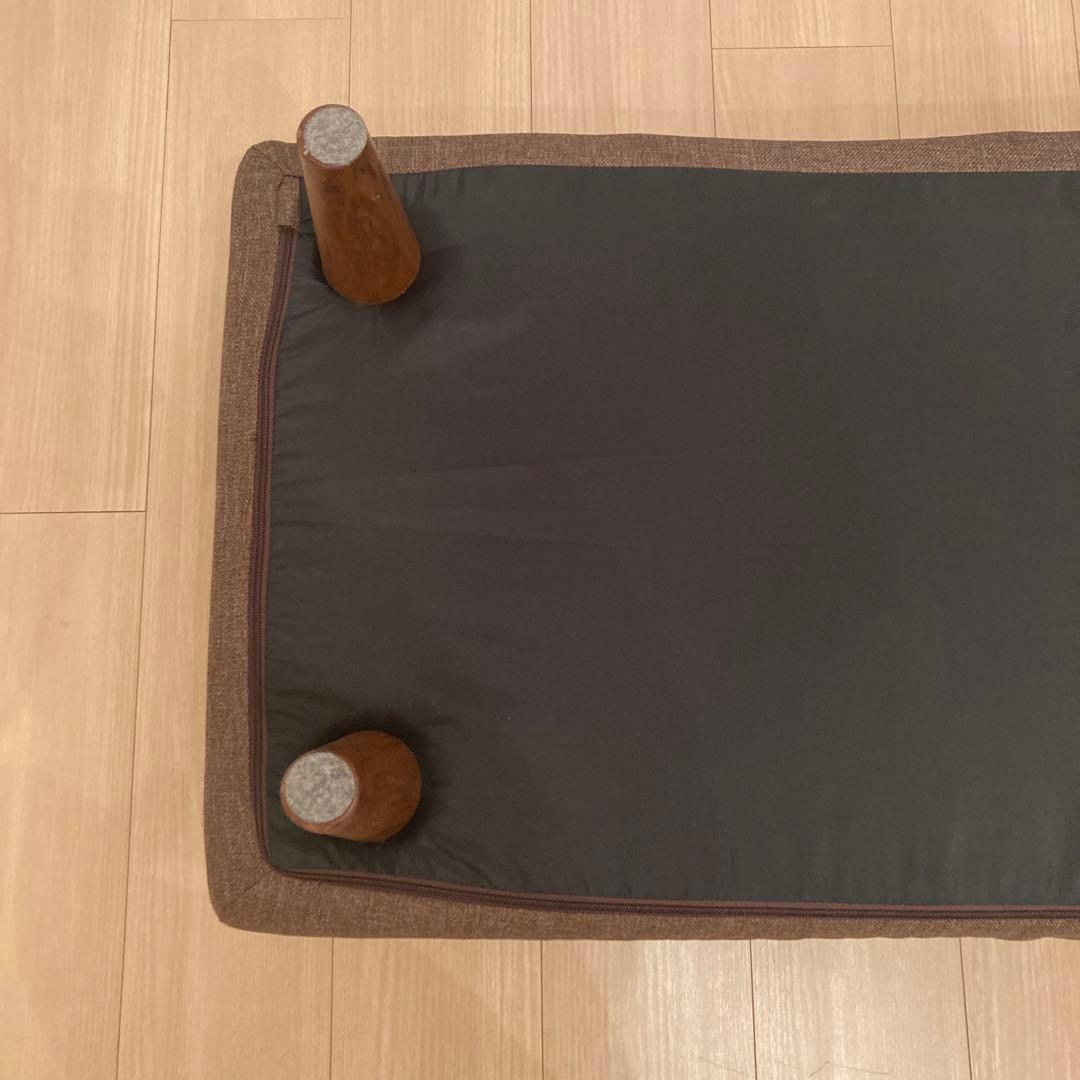 【スツールのみ】ニトリ　足置き　ソファ　布張り　スツール　おしゃれ