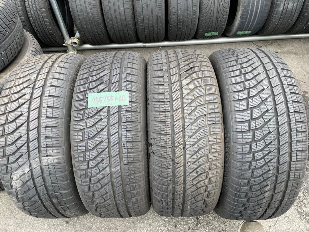 中古 冬用タイヤ4本セット！ファルケン ユーロウィンター 255/55R18