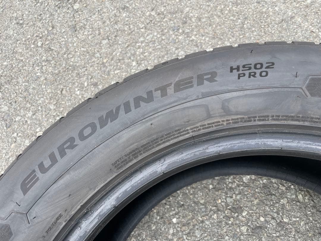 中古 冬用タイヤ4本セット！ファルケン ユーロウィンター 255/55R18