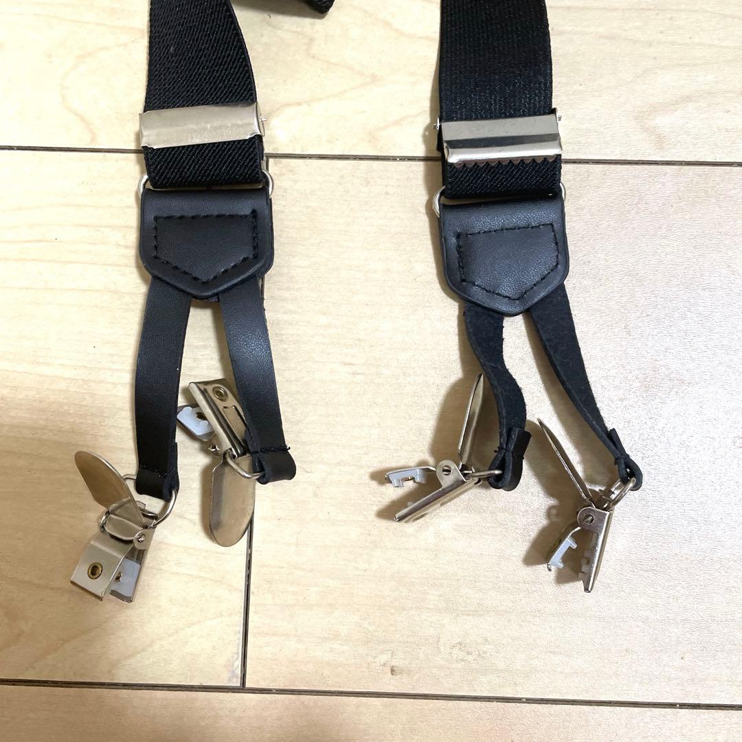 【希少】シャネル CHANEL ロゴ入り サスペンダー vintage