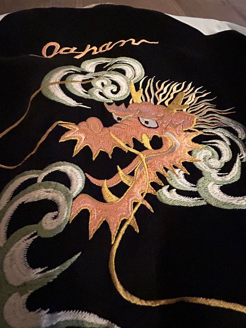 港商　スカジャン　特大　虎　龍　テーラー東洋　L