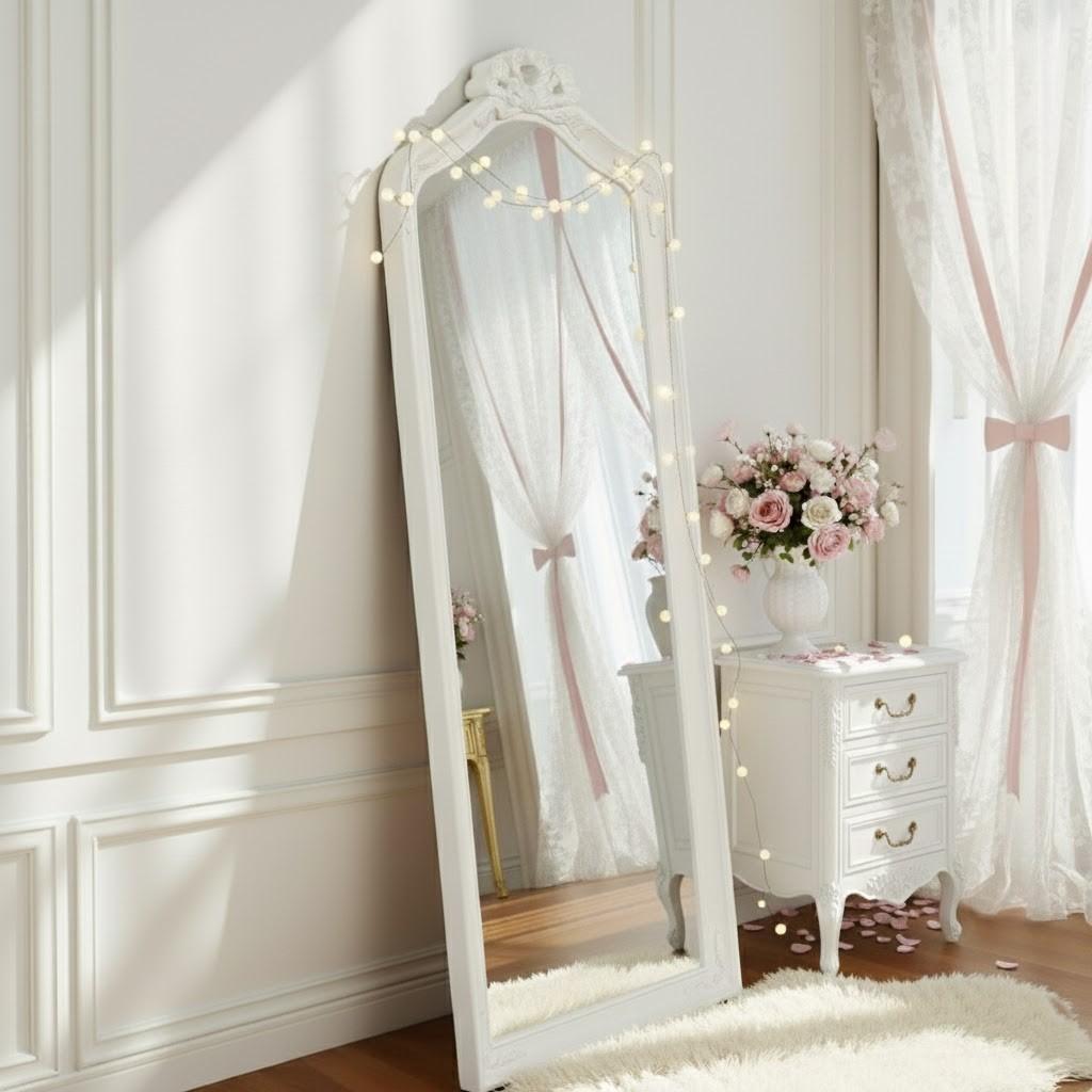 【新品】アンティーク調　全身鏡　ハンプトン クラシックミラー アウトレット