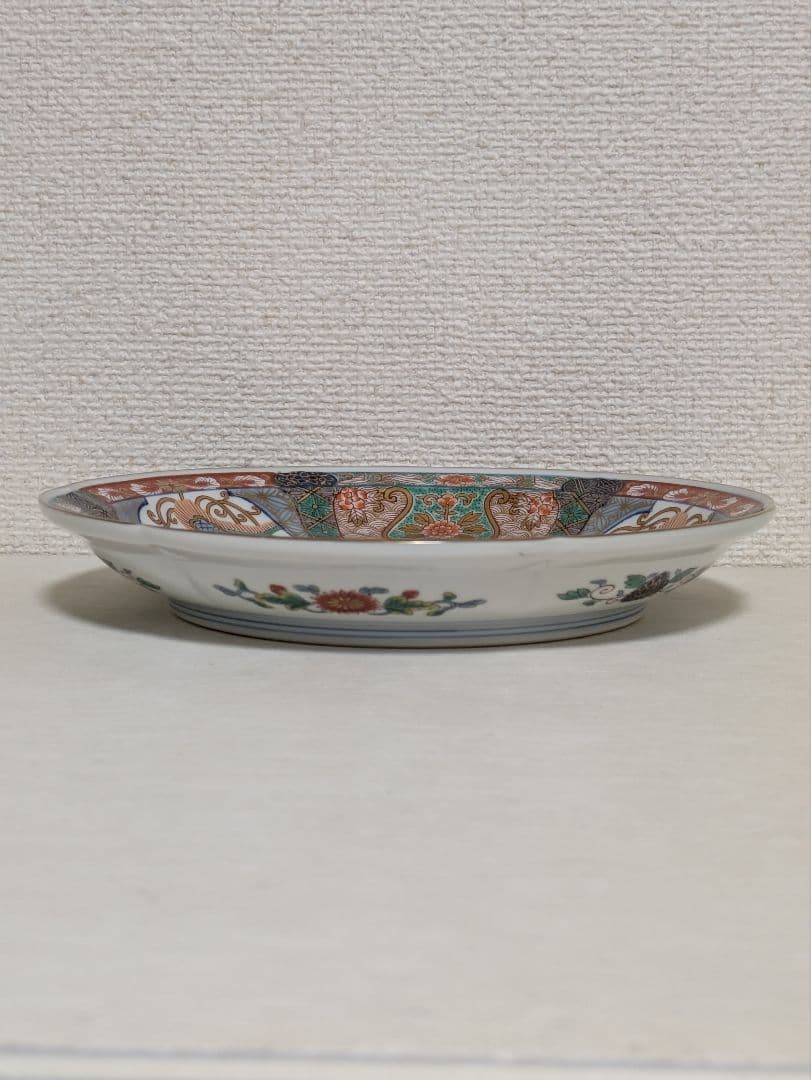 有田焼　弥左ヱ門窯　珈琲碗皿と中皿　錦山水　各5客セット　未使用美品