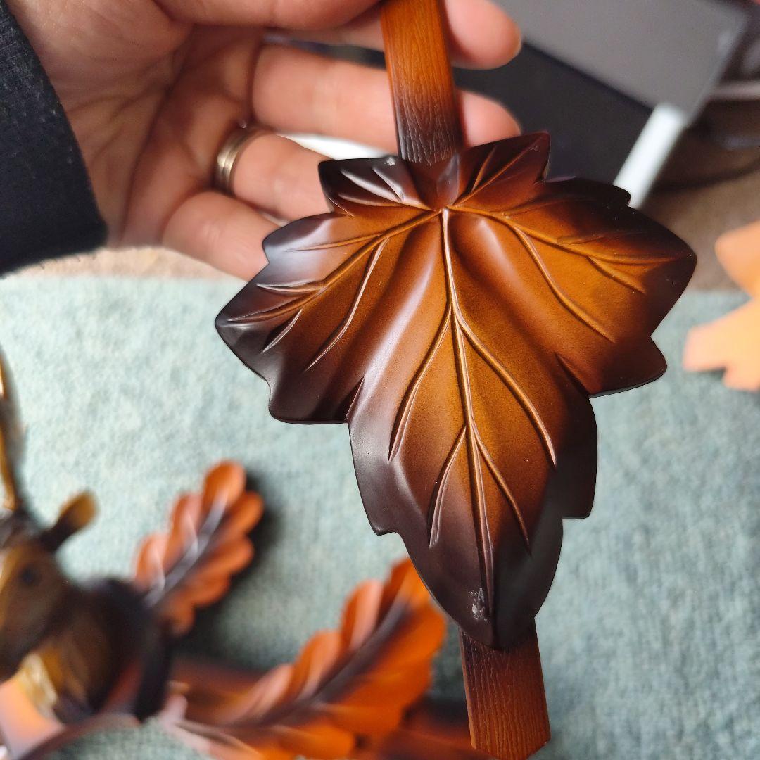 CITIZEN　シチズンクオーツ　4MJ-2 木製クク時計 1980年代