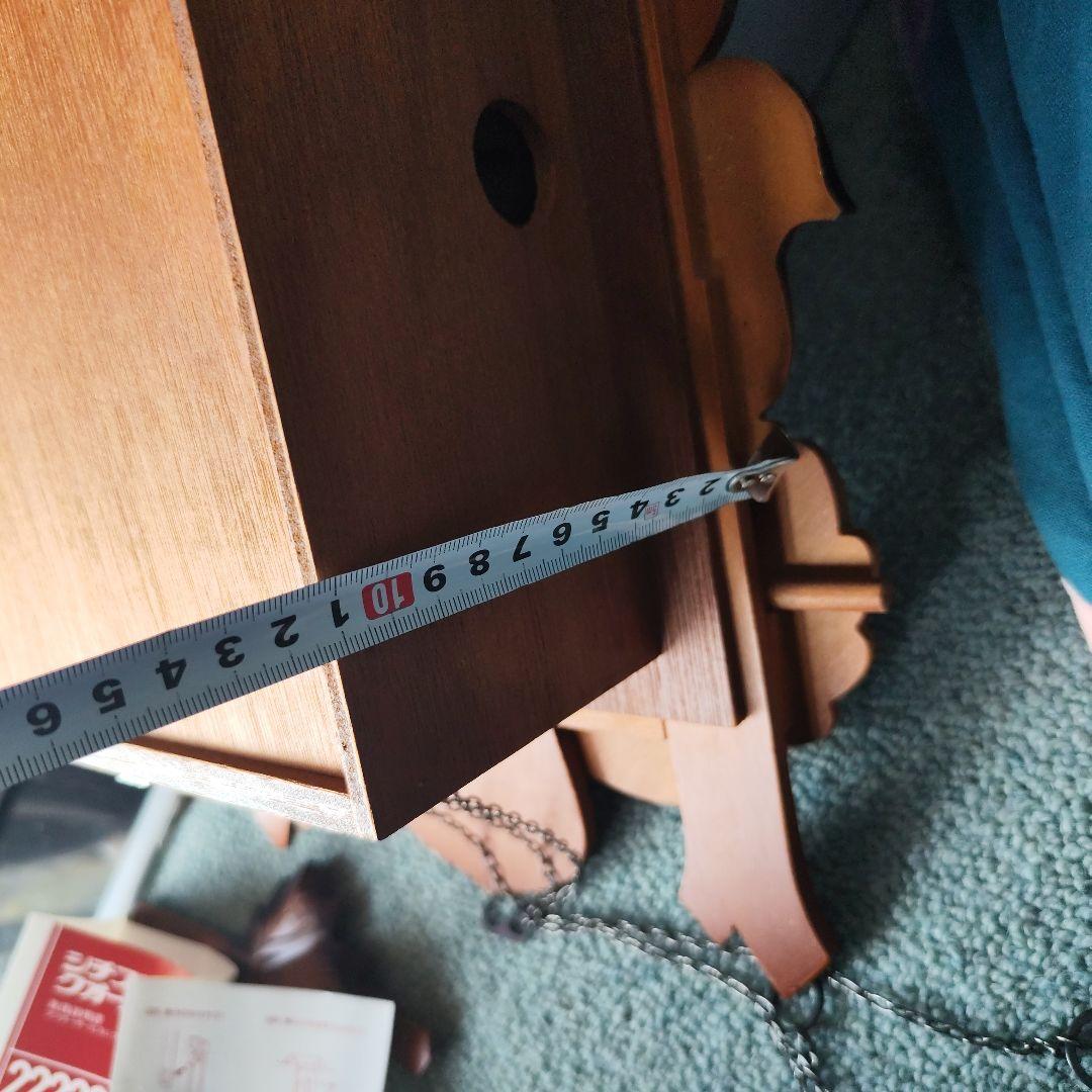 CITIZEN　シチズンクオーツ　4MJ-2 木製クク時計 1980年代