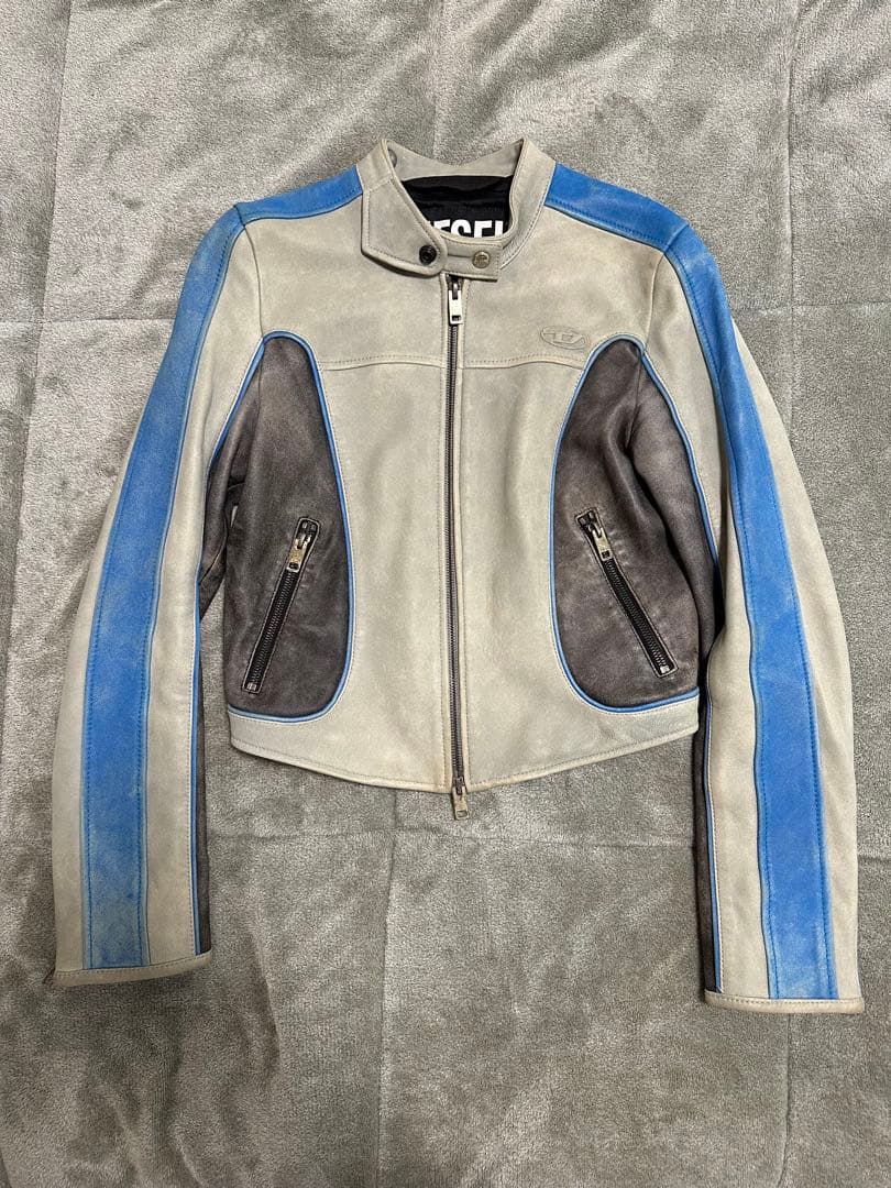 DIESEL 22AW レザー ジャケット レーシング y/project 短丈