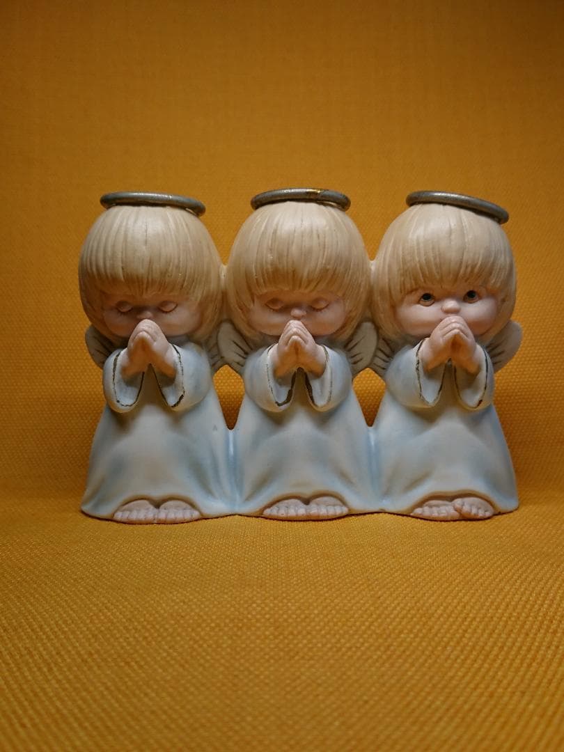 ビンテージ　人形　天使　陶器　置物　インテリア　工芸品　美術品　A2833