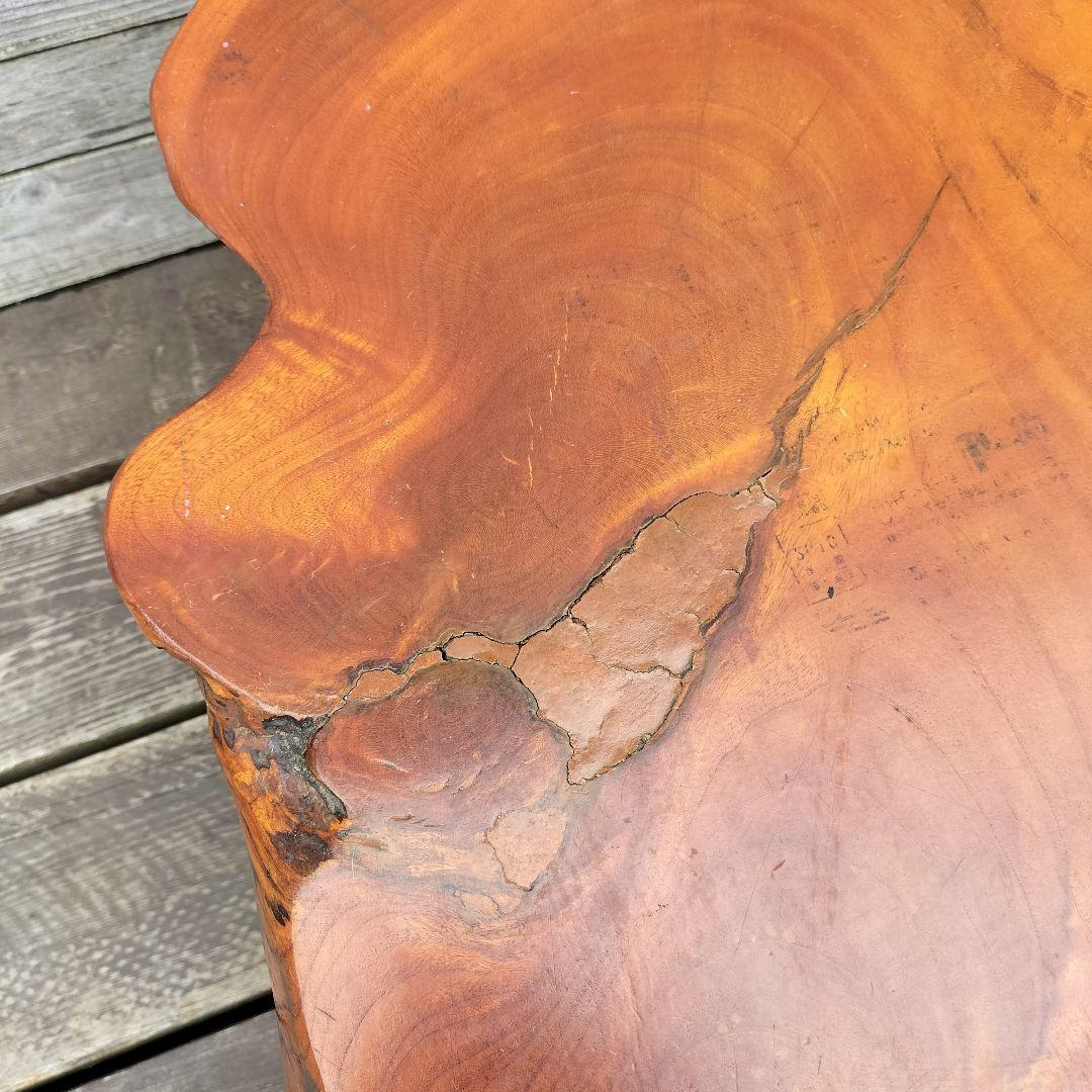 M♦あやか送料込　一枚板　ローテーブル　センターテーブル　一点もの