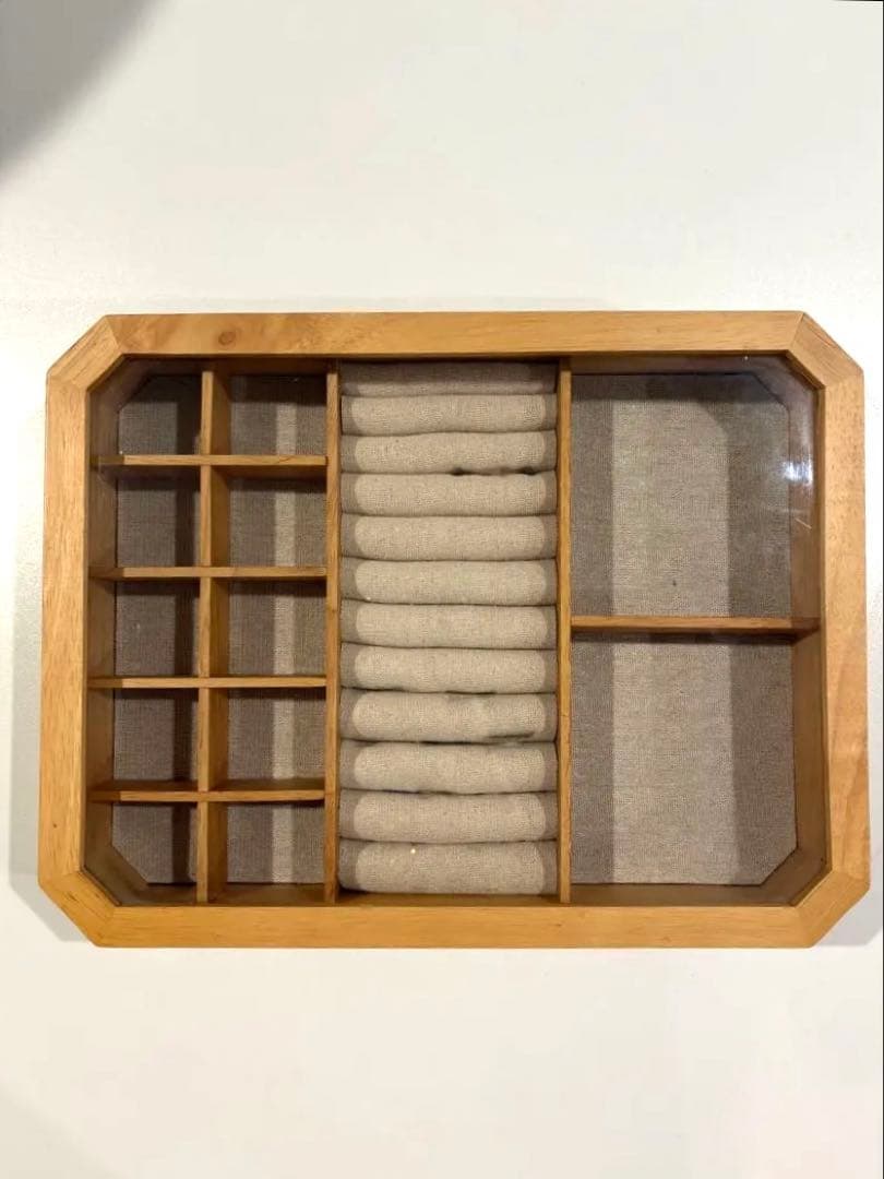 ZARA  ザラホーム　ウッドジュエリーボックス　アクセサリーケース