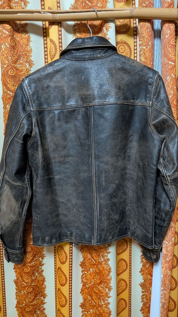 GAP レザージャケット　短丈　ヴィンテージ　牛革　S