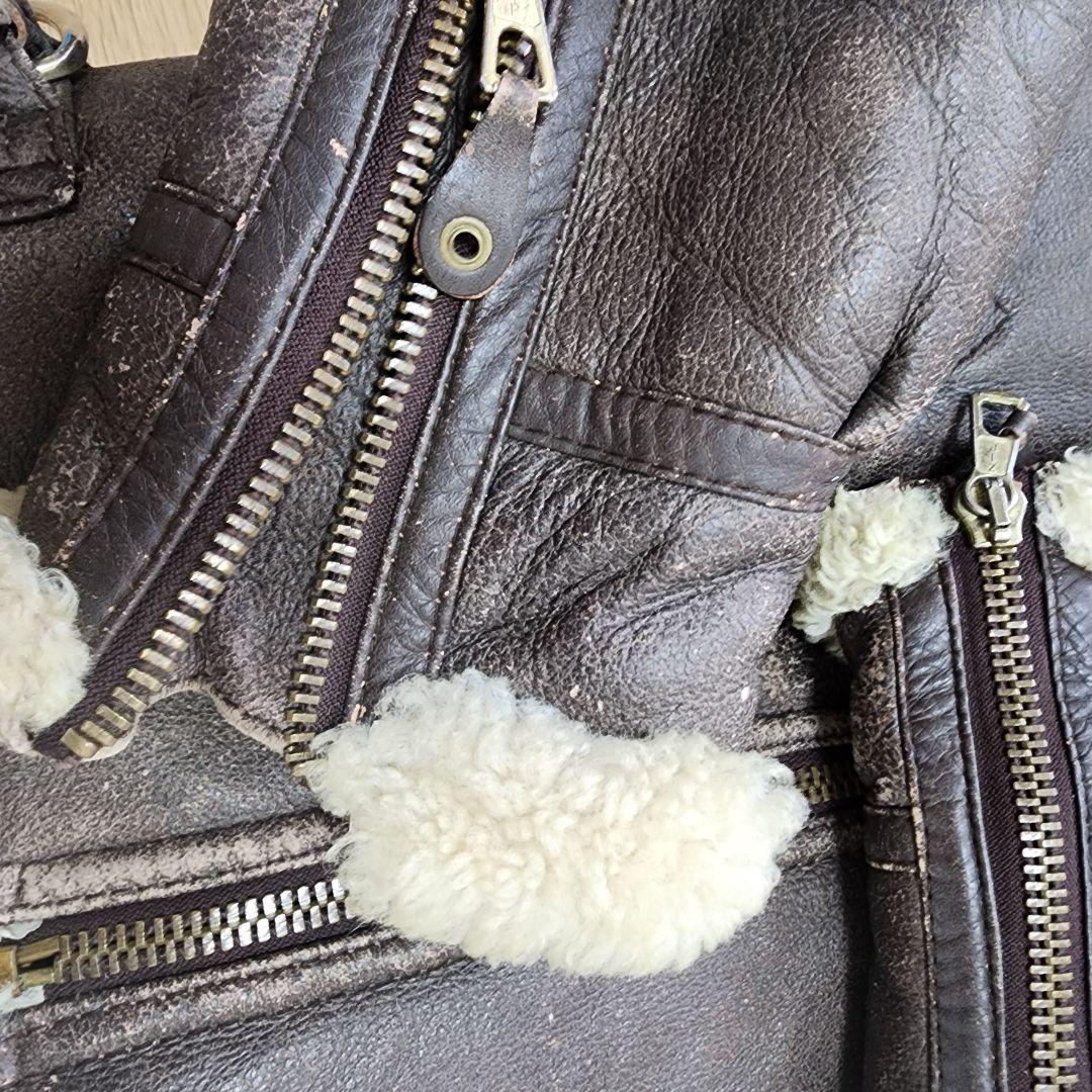 B-3 フライトジャケット リアル ムートンジャケット