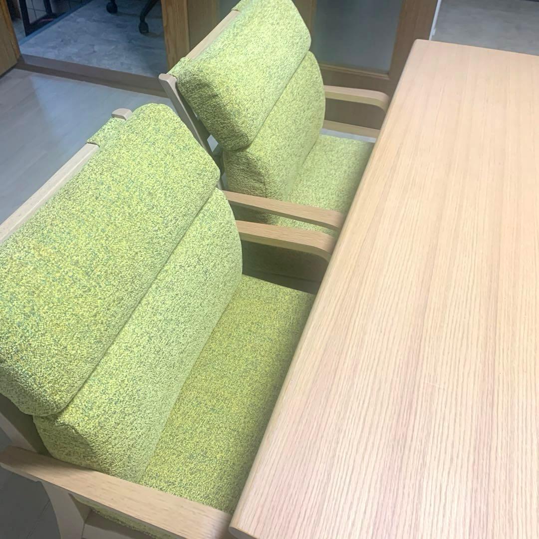 ‼️説明欄必読‼️ 北欧風　ダイニングテーブル椅子セット【ディノス・20万円相当】