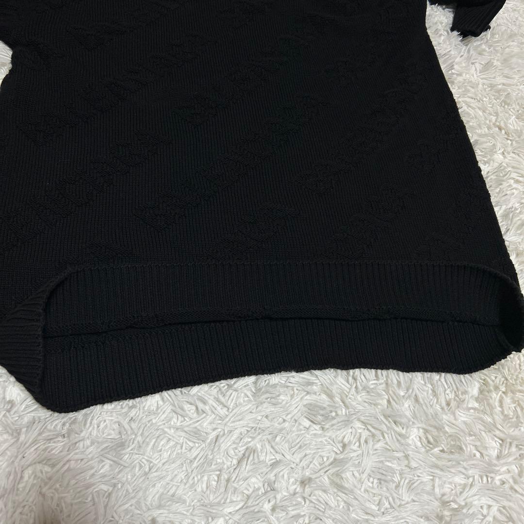 【美品正規品】BALENCIAGA バレンシアガ ロゴジャガードニット