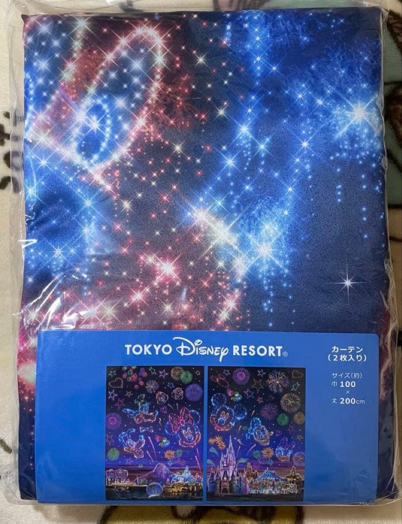 カーテン　花火　東京ディズニーリゾート