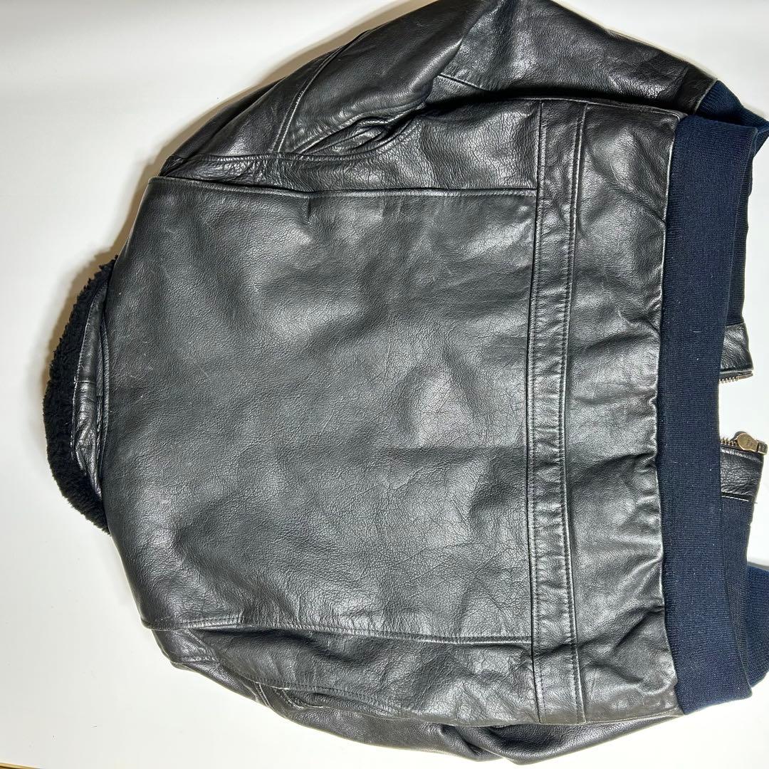 ウィルカーインダストリーズ　80s フライトジャケット　レザー B-37