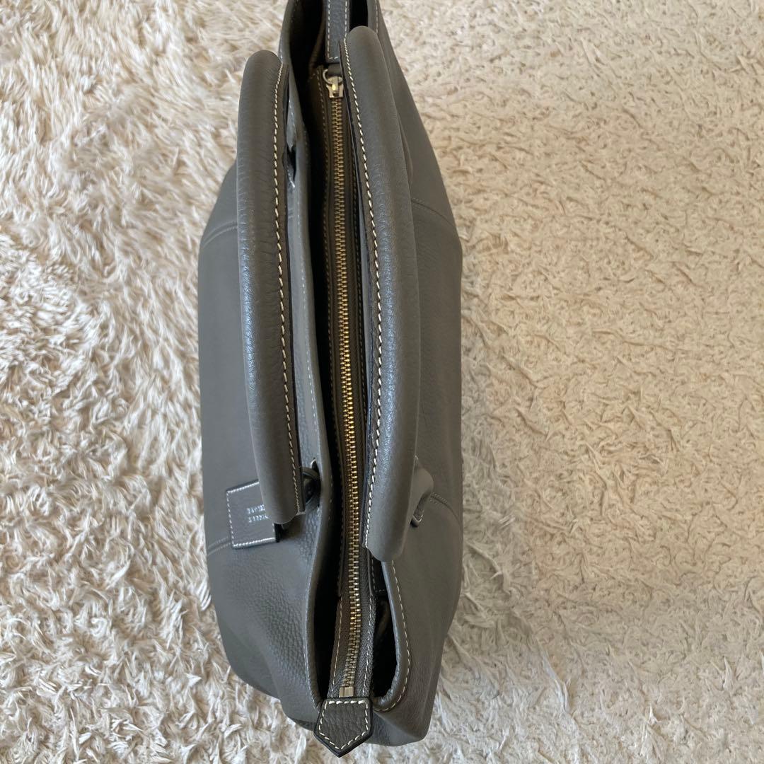 【美品】バーニーズニューヨーク トートバッグ グレー